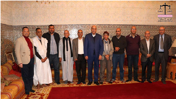 حمدي ولد الرشيد ، يترأس اجتماعا تنظيميا وتشاوريا مع مفتشي حزب الميزان بالأقاليم الجنوبية للمملكة،أو ها علاش