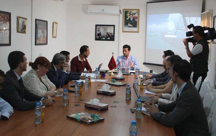 ممثلي سفارات دولية بمقر اللجنة الجهوية لحقوق الانسان العيون-السمارة