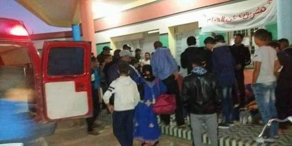 إغماءات في صفوف تلاميذ مفصولين عن الدراسة بالعيون .التفاااصييل