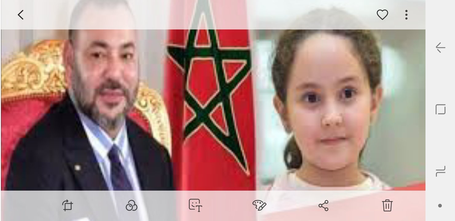 الملك يتصل بالطفلة أمجون المتوجة بجائزة القراءة