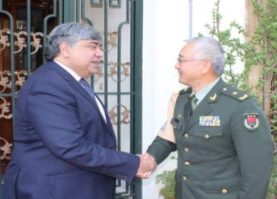 قائد بعثة المينورسو يلتقي سفير باكستان بالرباط، التفاااصيييل