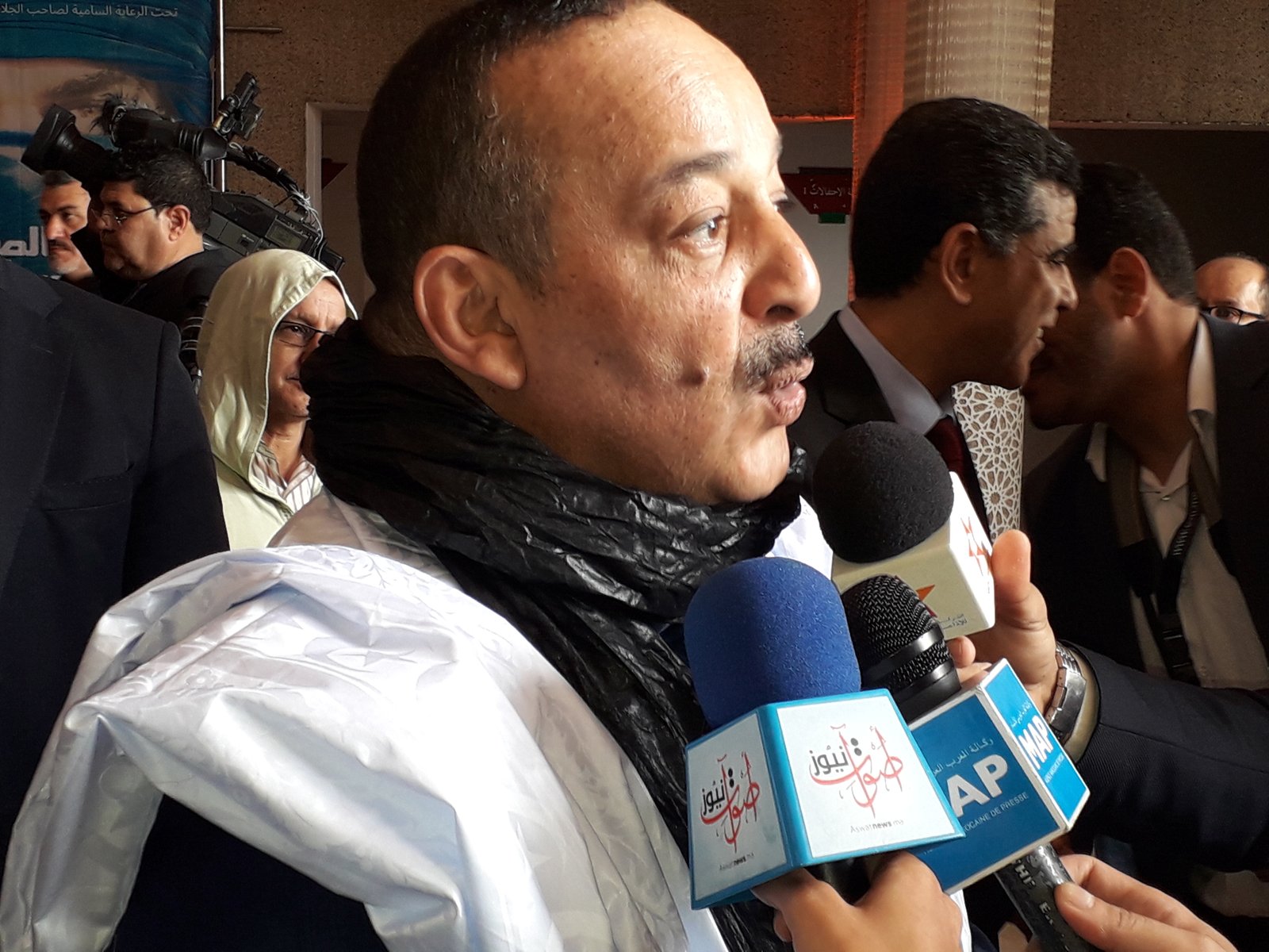 تصريح وزير الثقافة والاتصال السيد محمد الأعرج  *لأصوات نيوز * بمناسبة ٢مهرجان الفيلم الوثائقي بالعيون حول الثقافة و التاريخ و المجال الصحراوي٠