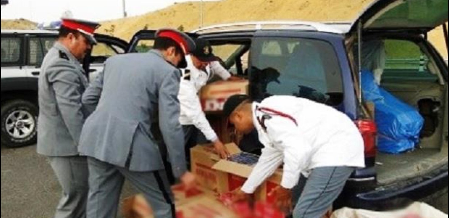 ضربة صحيحة..درك تيزنيت يحجز سيارة محملة بأكثر من مليون سيجارة مهربة،التفاااصيييل