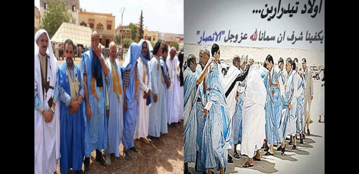 قبيلة اولاد تيدرارين تنتفض لكرامتهم وباحث اعتمد على خريطة تغيب القبائل الصحراوية،