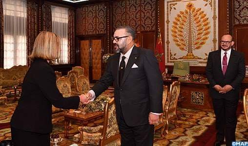 الملك يستقبل فيديريكا موغريني الممثلة السامية للاتحاد الأوروبي،التفاااصيييل