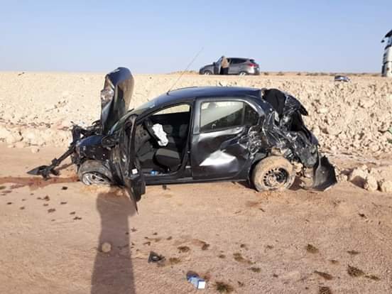 ياربي السلامة..حادثة سير خطيرة نواحي بوجدور،التفاااصيييل