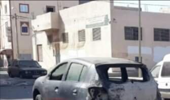 النيران تلتهم عدد من السيارات بحي السلام بالداخلة ،التفاااصيييل