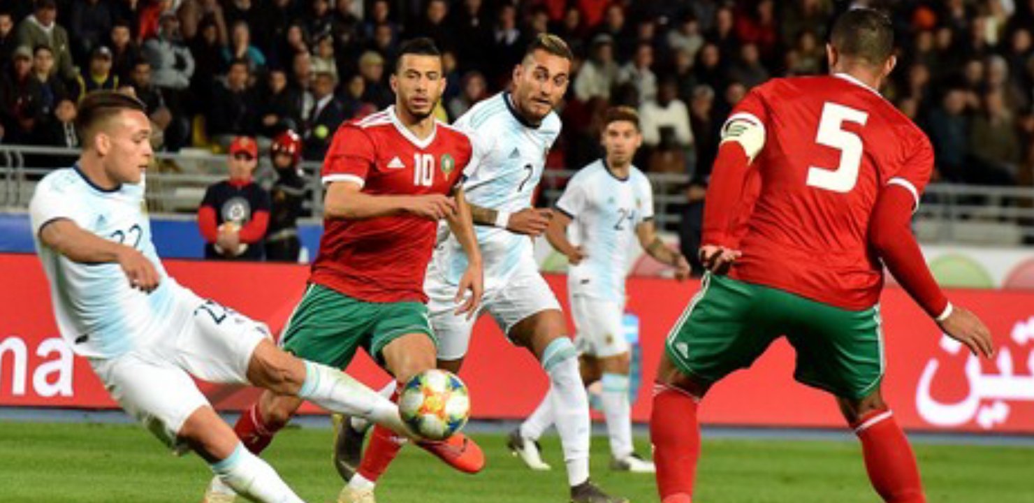 المنتخب المغربي ينهزم أمام نظيره الأرجنتيني في مباراة ودية بطنجة