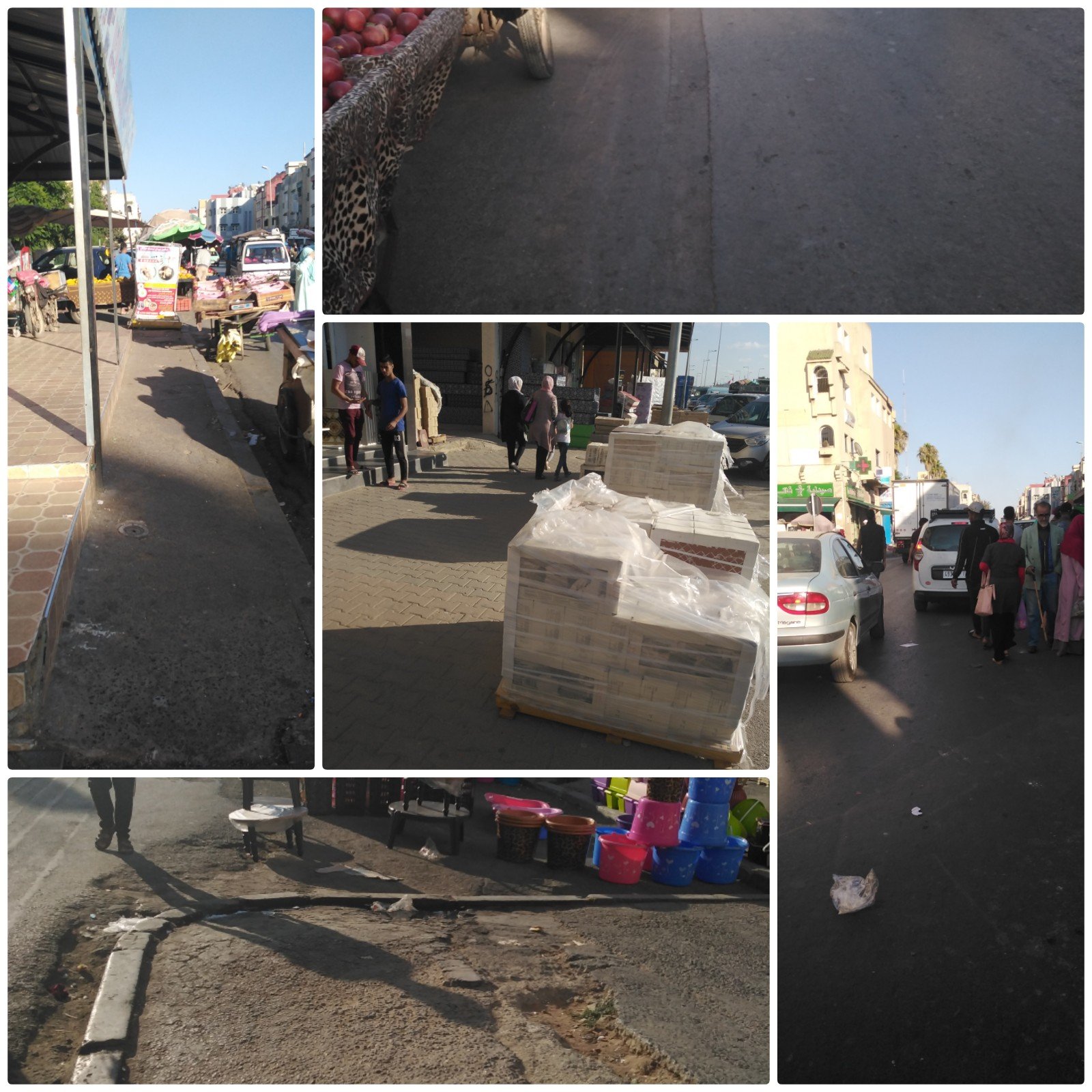 في غياب السلطة المحلية.. ساكنة تمارة تطالب بحقها في الرصيف العمومي