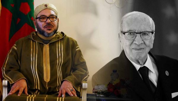 برقية تعزية من الملك إلى رئيس مجلس نواب الشعب التونسي إثر وفاة الرئيس السبسي