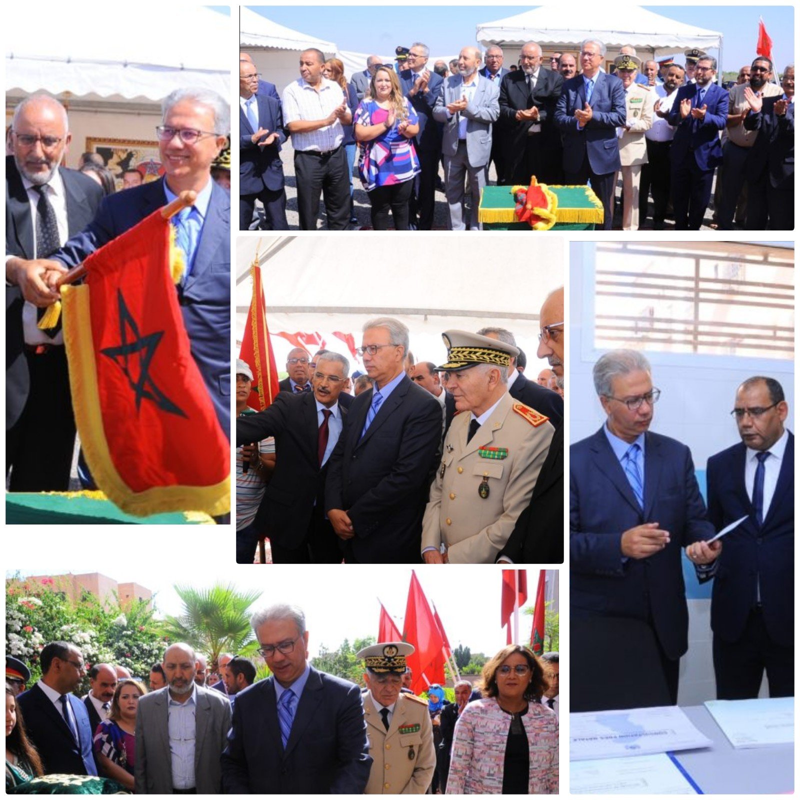 بمناسبة الذكرى العشرين لعيد العرش والي جهة مراكش آسفي يشرف على تدشين مجموعة من المشاريع التنموية ،التفاااصييل