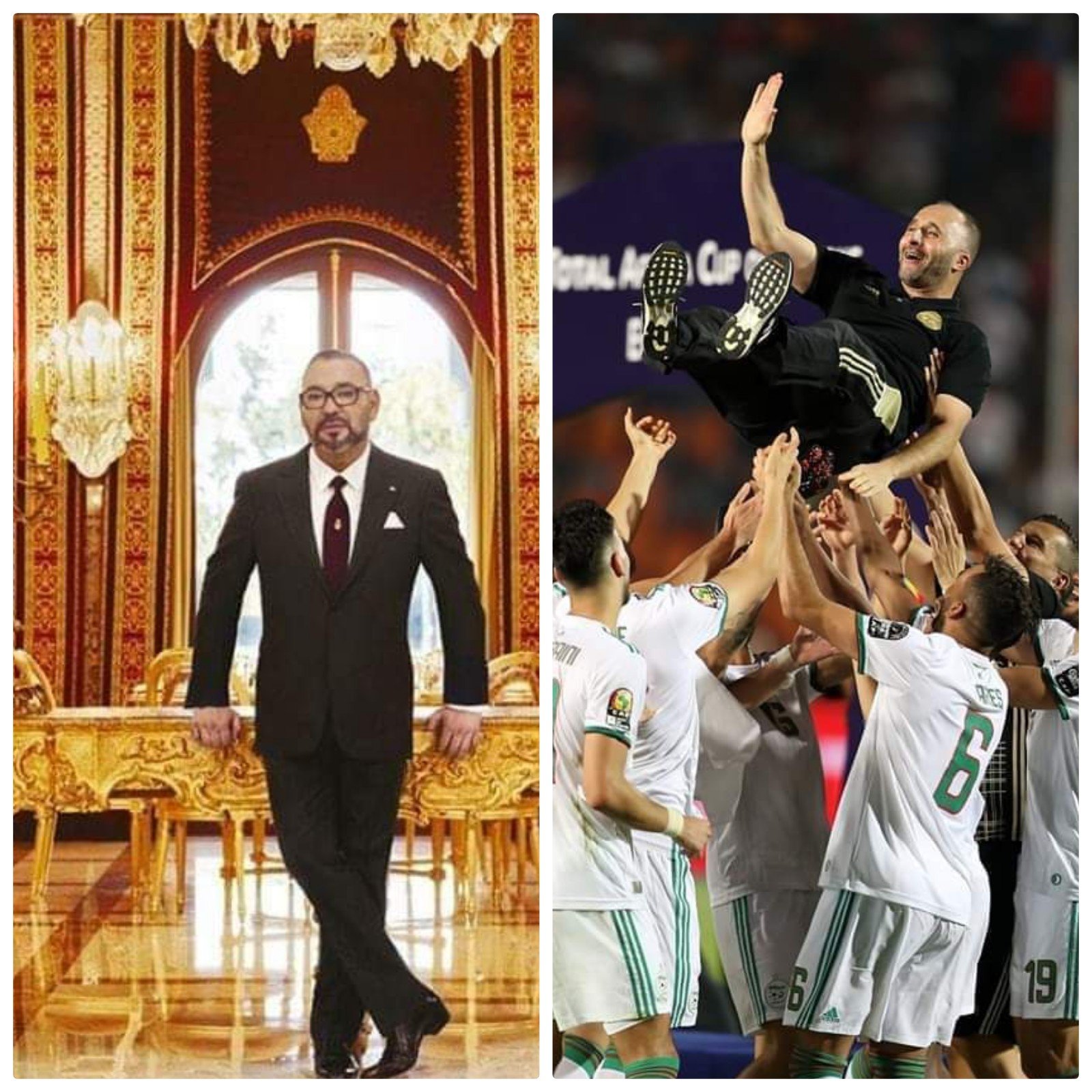 فوز الجزائر بكأس إفريقيا للأمم حاضر في خطاب العرش للملك محمد السادس