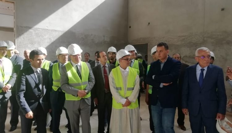 اوجار يقوم بزيارة تفقدية لأوراش مرافق قضائية بجهة كلميم واد نون