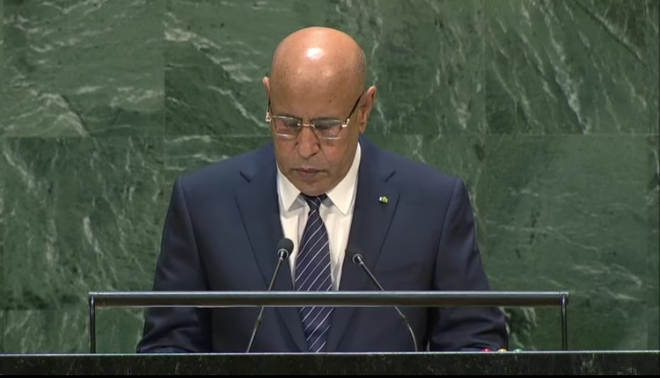 الرئيس الموريتاني يتغاضى عن ملف الصحراء أمام الجمعية العامة