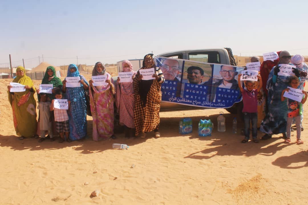 غاضبون يطالبون بإطلاق سراح معتقلي الرأي في تندوف