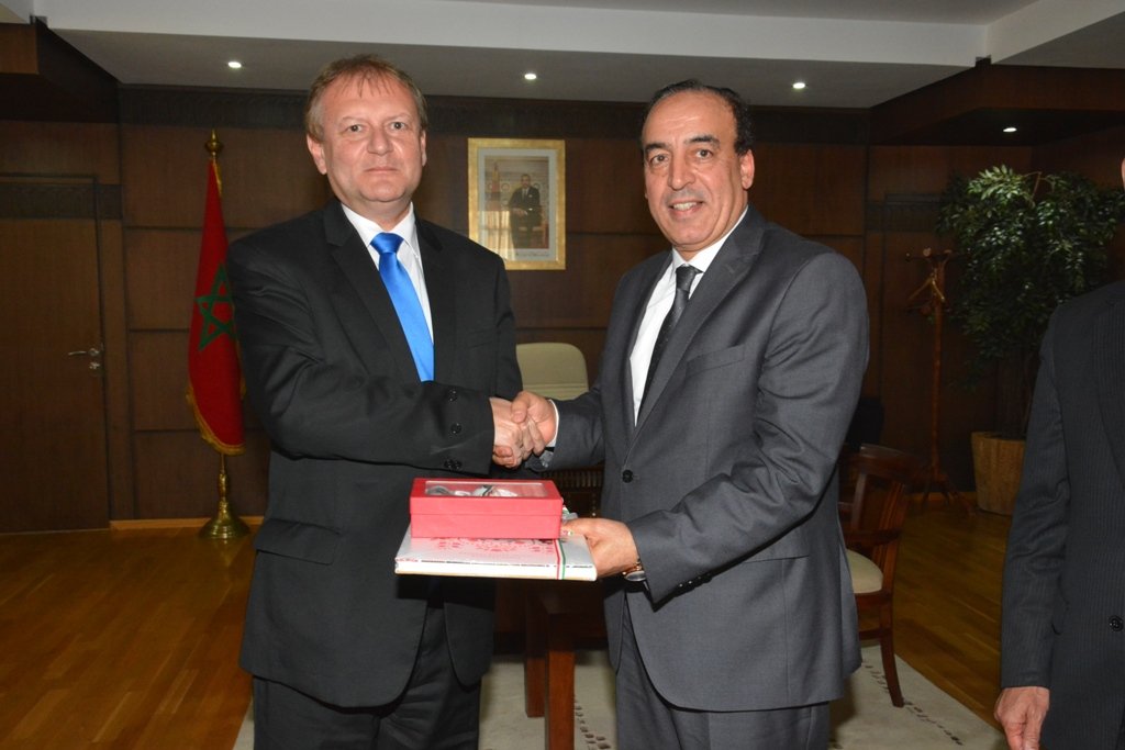 الوزير الحسن عبيابة  يستقبل نائب رئيس الجمعية الوطنية لدولة هنغاريا