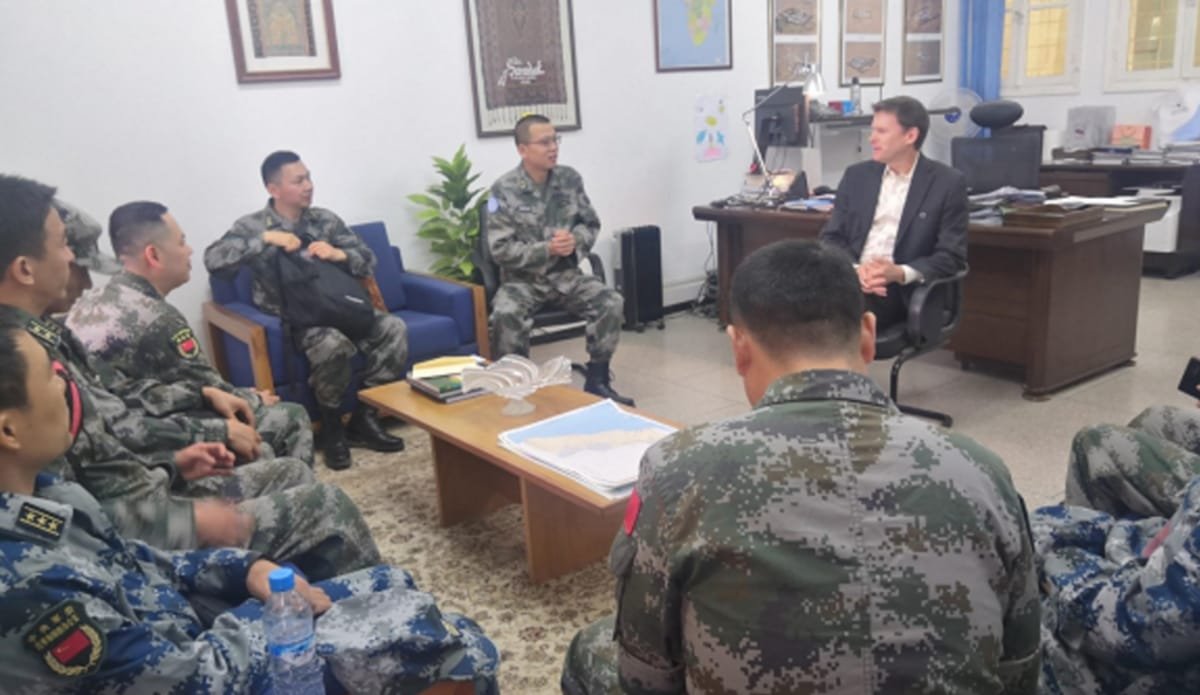 وفد عسكري صيني يزور العيون في سرية تامة