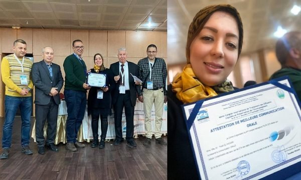 الباحثة فرح الحسني تفوز بالجائزة الكبرى في المؤتمر الدولي لمعالجة النفايات