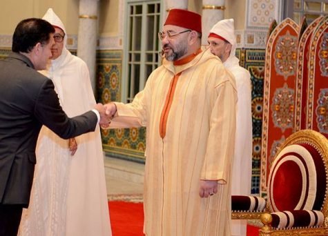 المٓلك يستقبل السفراء الأجانب الجدد المُعتمٓدين بالمغرب