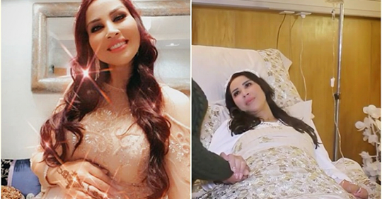 المغينة “سعيدة شرف” ترزق بمولودتها الثالثة “ليليا”