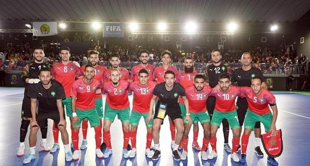 أسود الفوتصال على موعد مع منتخب أنغولا في نصف نهائي كأس أمم إفريقيا