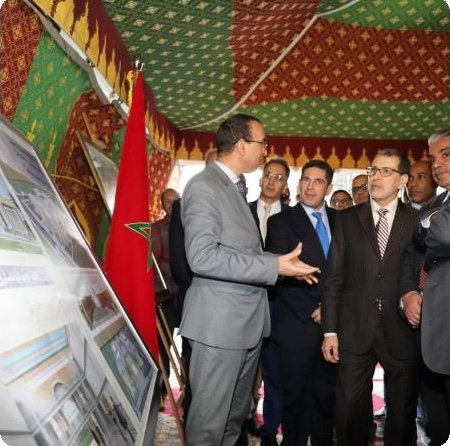 العثماني يجري زيارة تفقدية لورش محكمة الاستئناف بكلميم