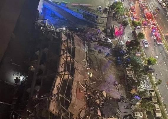 انهيار فندق مخصص للحجر الصحي في الصين و بداخله 70 شخصاً