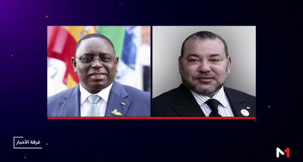 الرئيس السنغالي يعبر عن شكره للملك محمد السادس على مبادرته ”المتضامنة والمنسقة ” لمواجهة جائحة (كوفيد-19)