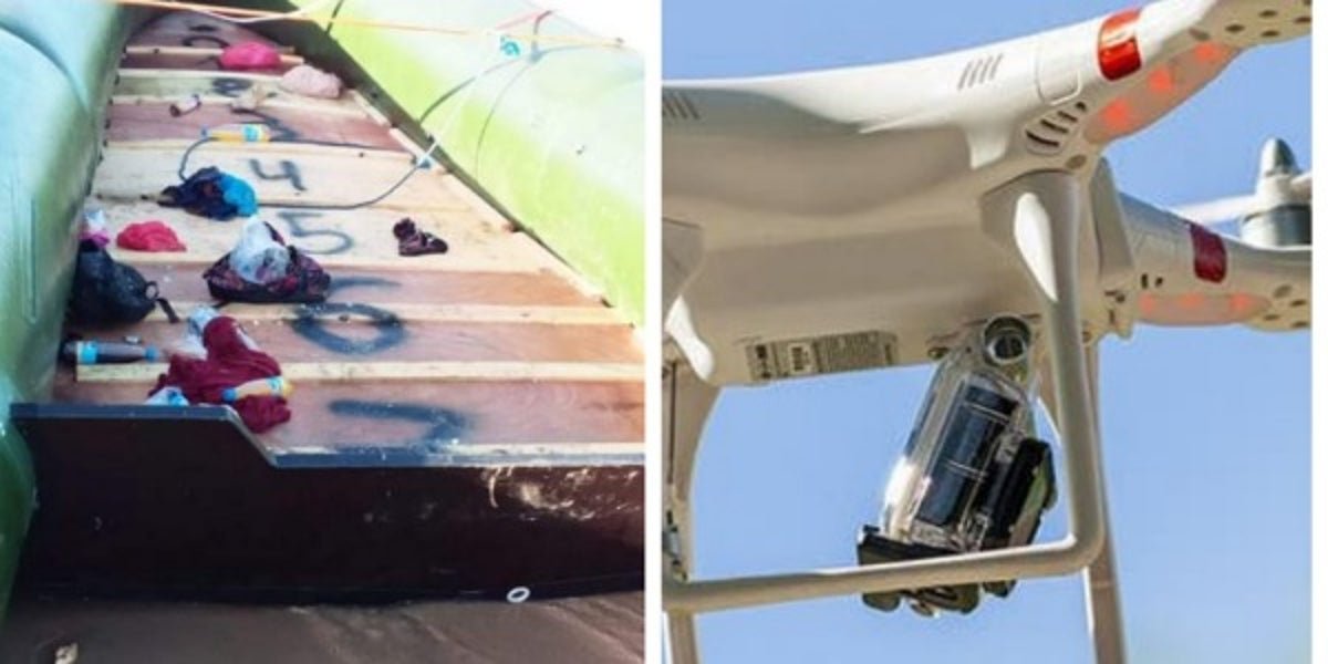 درك طرفاية يستعين بطائرة ” درون” لضبط مهاجرين بساحل “امكريو”