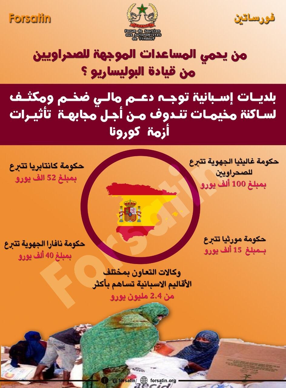 من يحمي المساعدات الإنسانية الموجهة للصحراويين من قيادة البوليساريو؟؟؟