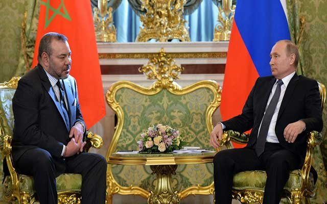 الملك محمد السادس يهنيء فلاديمير بوتين بمناسبة العيد الوطني لبلاده