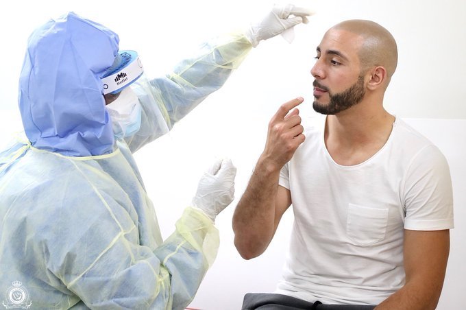 إصابة الدولي نور الدين أمرابط بفيروس كورونا