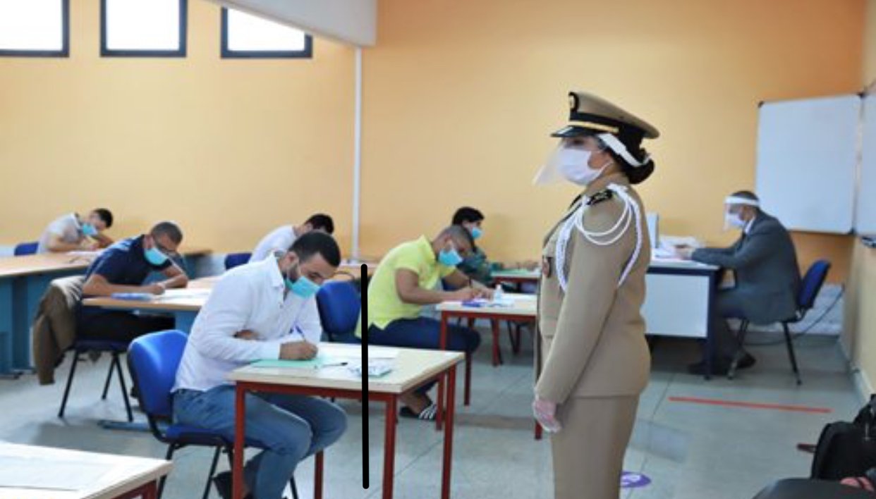 الرباط .. مباراة ولوج السلك العادي للمعهد الملكي للإدارة الترابية تجري في احترام تام للتدابير الصحية