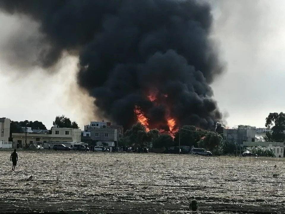 اندلاع حريق ثانٍ في حي بوخالف بطنجة..بعد حريق الغابة الدبلوماسية