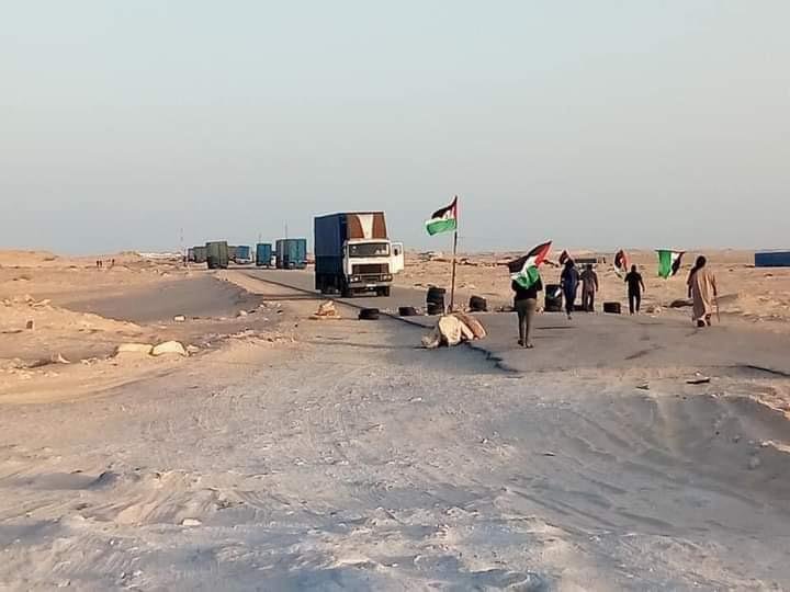 مرة أخرى غلق الكركرات وخطوة إستفزازية بالتزامن مع مناقشة التقرير الأممي لمجلس الأمن.