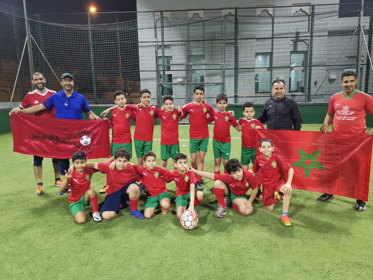رابطة الجالية المغربية في قطر تُأسس فريق أشبال الأطلس لكرة القدم.