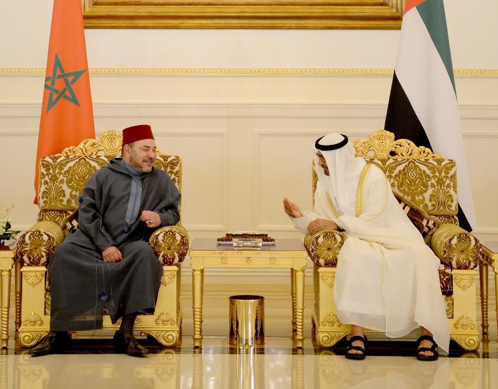 جلالة الملك محمد السادس يهنئ رئيس دولة الإمارات العربية المتحدة بمناسبة العيد الوطني لبلاده  .