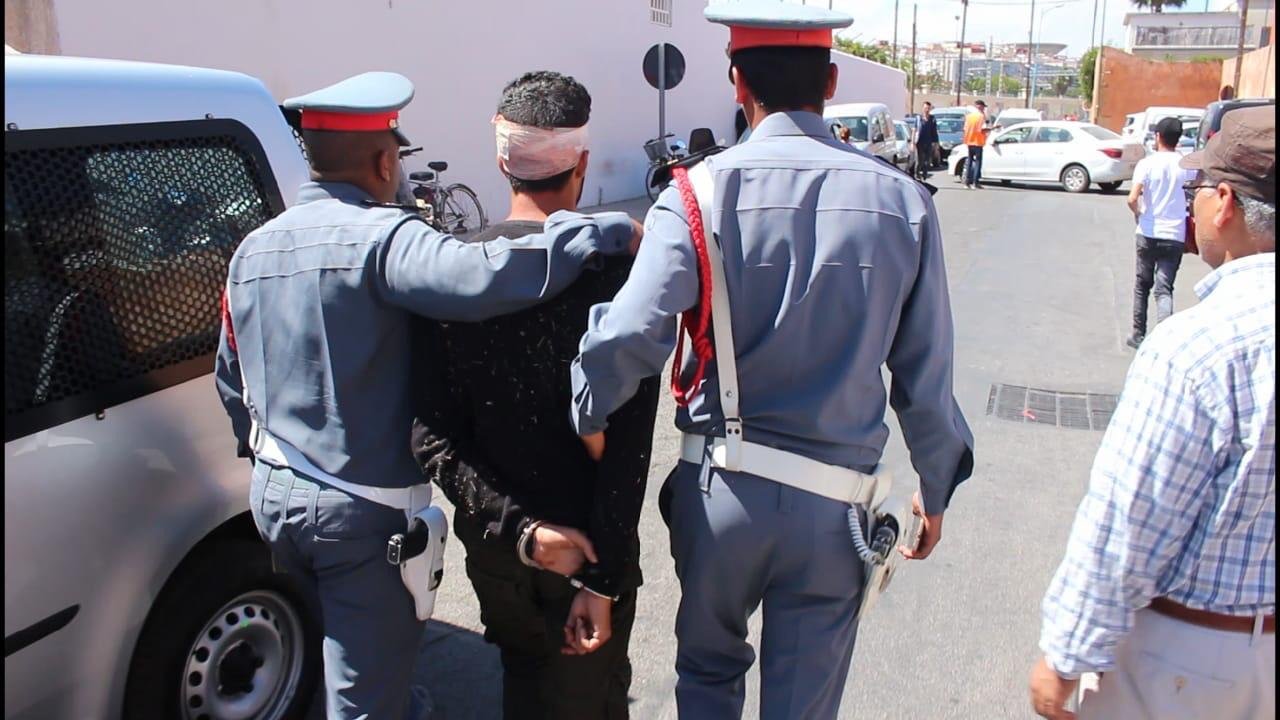 تاجر مخدرات خطير يسقط في يد عناصر الدرك الملكي بمراكش .