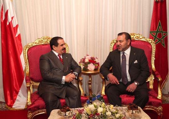 جلالة الملك يهنئ عاهل البحرين بمناسبة العيد الوطني لبلاده