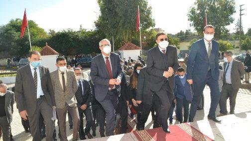 وزير العدل يزور مركز القاضي المقيم بقرية ابا محمد