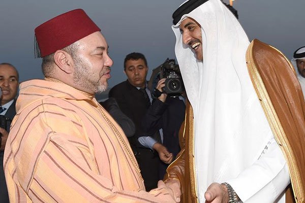 الملك ل”أمير قطر”: نحرص على تعزيز علاقات التعاون المثمر بين بلدينا