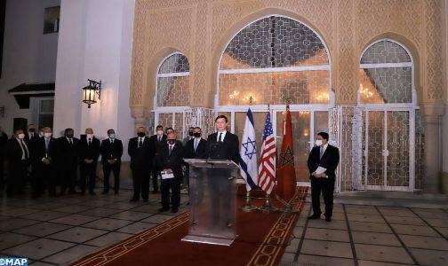 تصريحات الوفد الامريكي الاسرائيلي بعد توقيع اتفاقية الاعلان المشترك مع المغرب