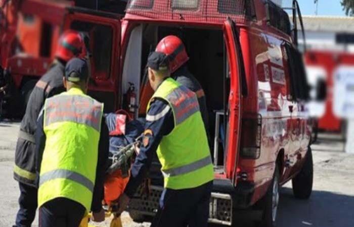 انقلاب مقصورة بطنجة في حادثة سير خطيرة