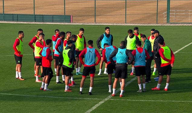 رباعي الرجاء يلتحق بمعسكر المنتخب المحلي المغلق .