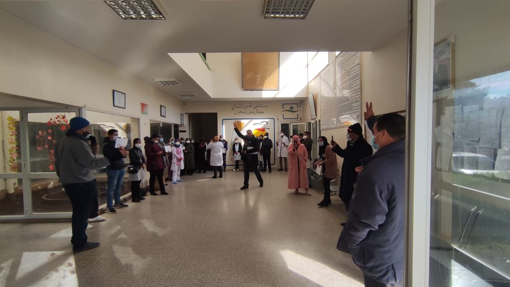 تنسيقات نقابية تعبر عن رفضها تعيين مسؤول سابق لشغل منصب مدير المستشفى الاقليمي بخريبكة.