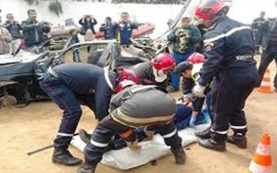 الفقيه بنصالح : إصابة شاب بجروح خطيرة على مستوى الرأس في حادثة مروعة