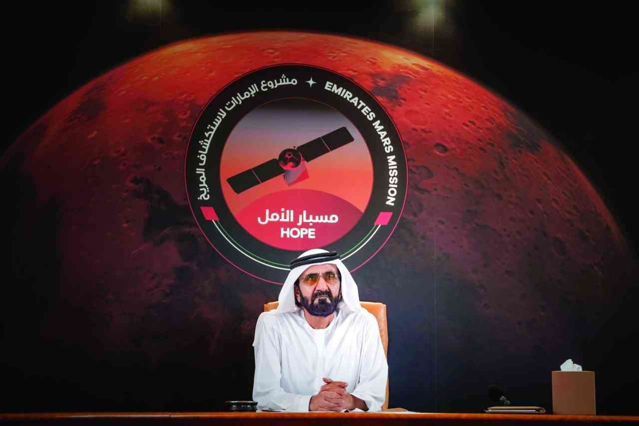 قبل ساعات من وصول ”مسبار الأمل” إلى مدار المريخ.. رسالة من محمد بن راشد للعرب والمسلمين