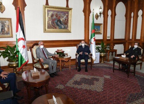 بالصورة .. استفزاز جديد وواضح من الرئيس الجزائري للمغرب