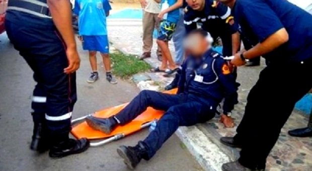 مجهول يطعن شرطيا أثناء مزاولة عمله ويلوذ بالفرار