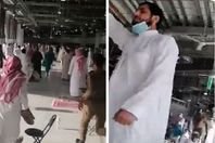 داعشي يقتحم الحرم المكي حاملًا سلاح احدث حالة رعب بين المتواجدين